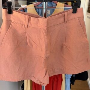 H&M Linen Blend Shorts